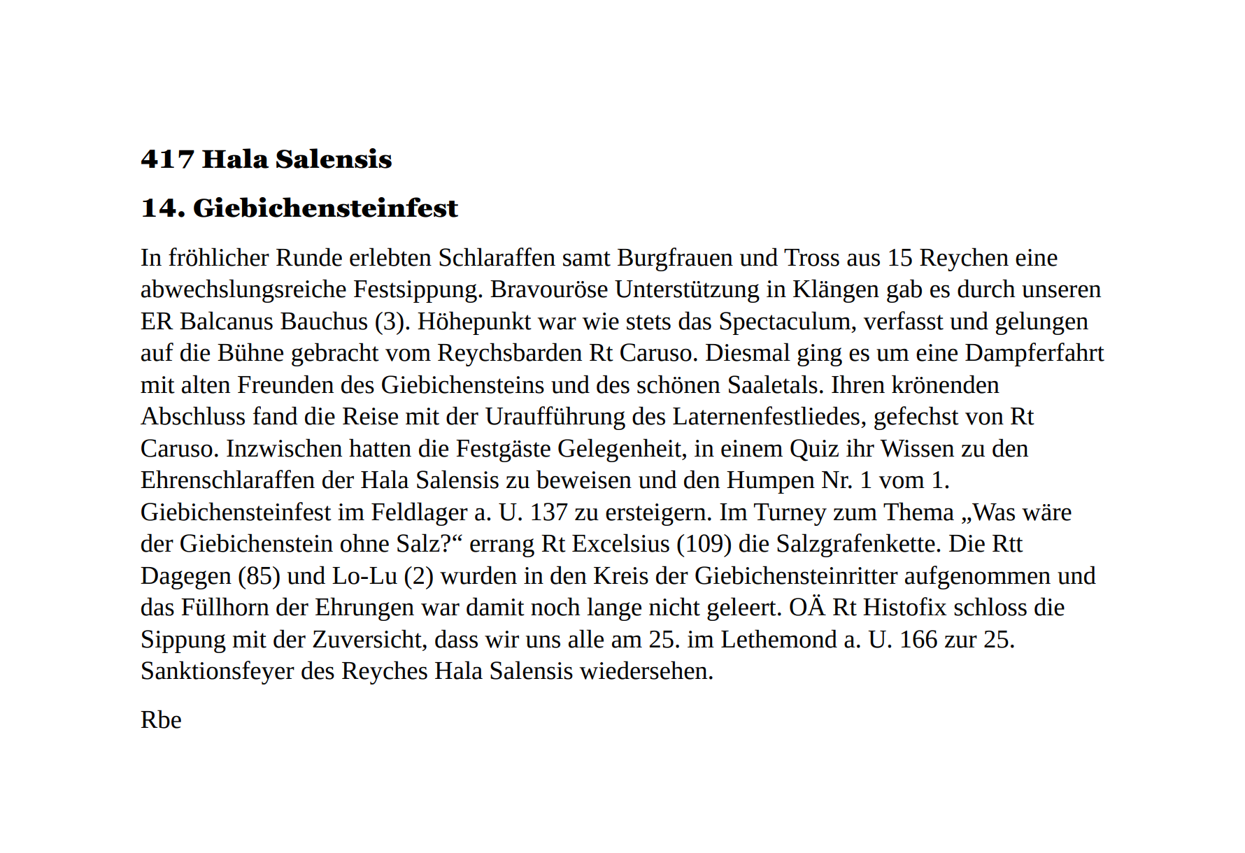 14. Giebichensteinfest